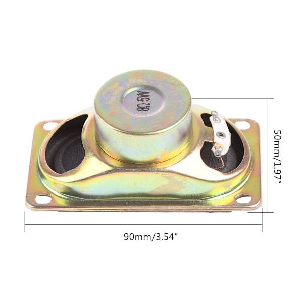 8 Ohm 5W Full Range Högtalare Stereo Woofer Rektangulär Form
