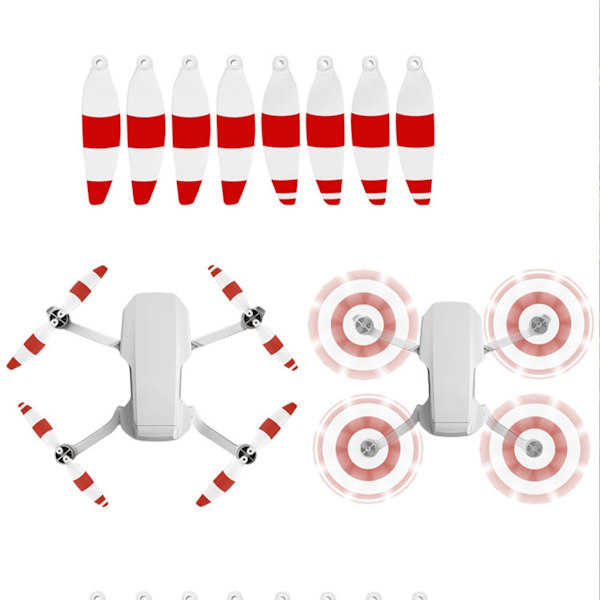 Reservedel 4726F Propeller Vingespids Propeller Tip til Mini Blue and white