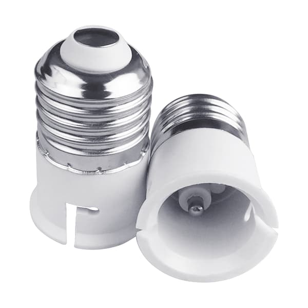B22 til E27 Forlenger Lysholder Adapter 360 Justerbar Utvidelse LED Lampebase 30cm