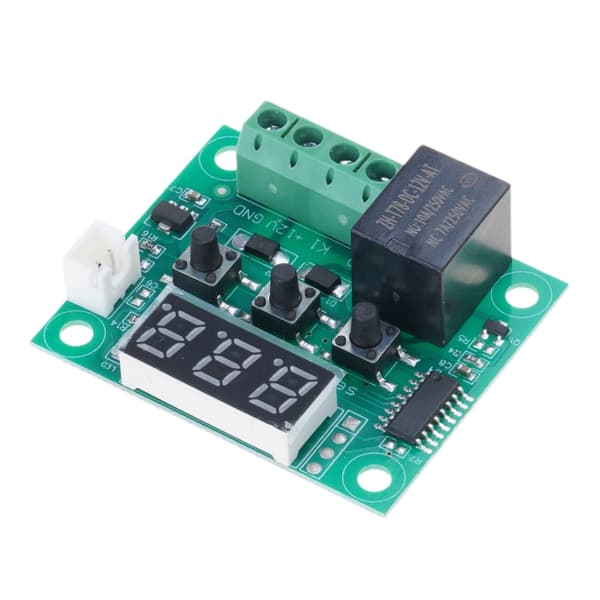 W1209 DC12V Temperaturregulator Digital Display Termostat Dubbel Omkoppling
