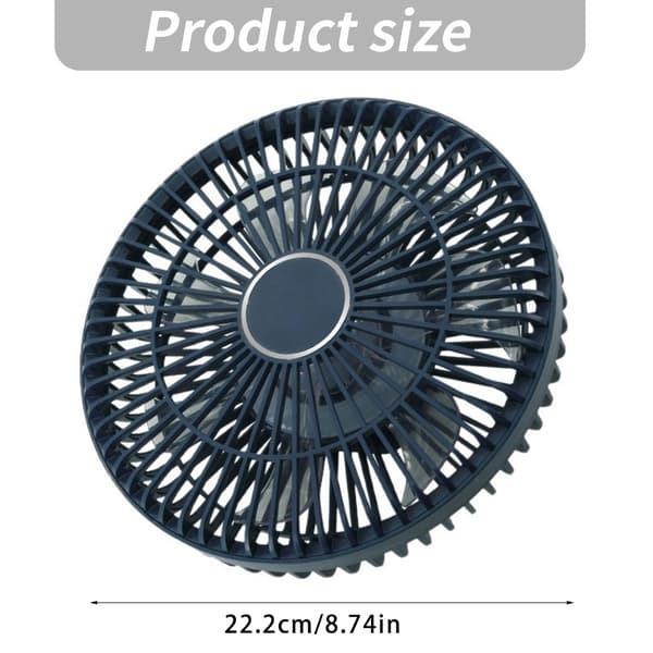 Multipel montering 9 tommer lastbilventilator Dobbelt spænding Stille drift Individuel ventilator null - Hoisting