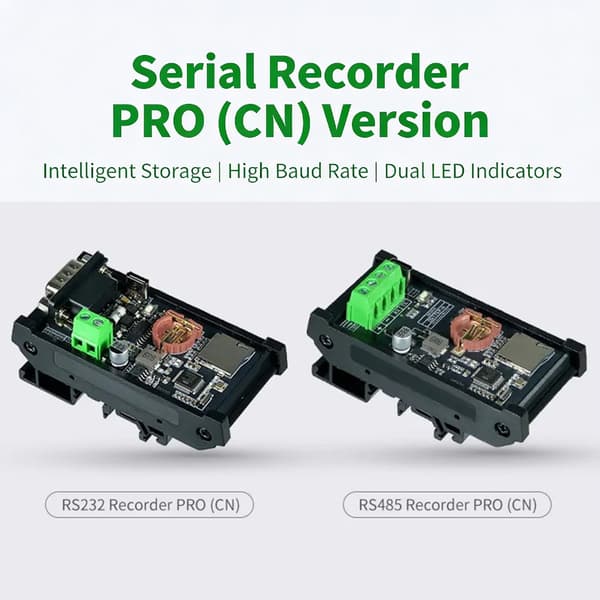 Pålitelig seriell port datalogger RS232 RS485 TTL for mikrokontrollersystemer null - RS485