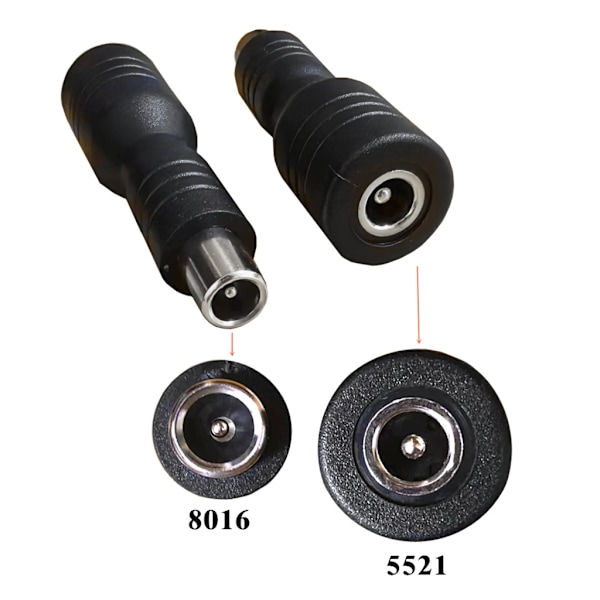 5,5x2,1 mm till 8016 Hane Konverteringsadapter för Laddningsadapter för Elfordon