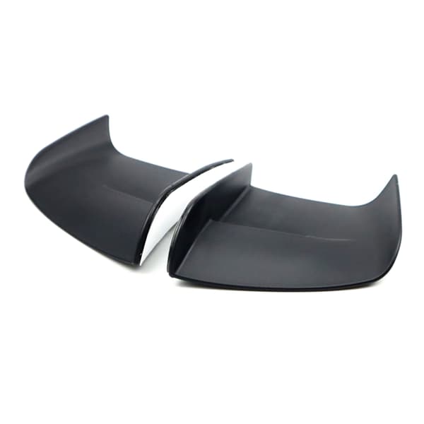 Spoiler Aerodynamisk Vinge Motorcykel Tilbehør Sidekåbe Winglets Vindvinge Glossy black