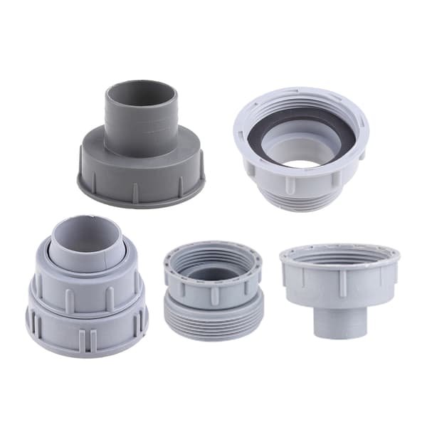 Professionel Køkken Silke Vask Adapter Reducer Afløbsrør Samling Fitting Gevind Slange Connector Tilbehør B