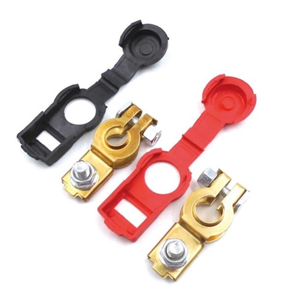Bil Auto Quick Release Batteripolsko Klemmer Til 12V 24V Køretøj Small diameter Alloy model