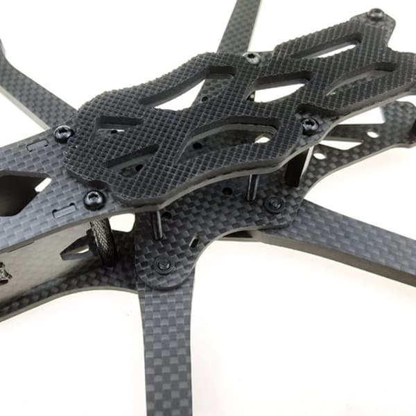 Kolfiber Quadcopter Flygram för APEXDC APEX FPV Freestyle Racing Flight null - Without printout
