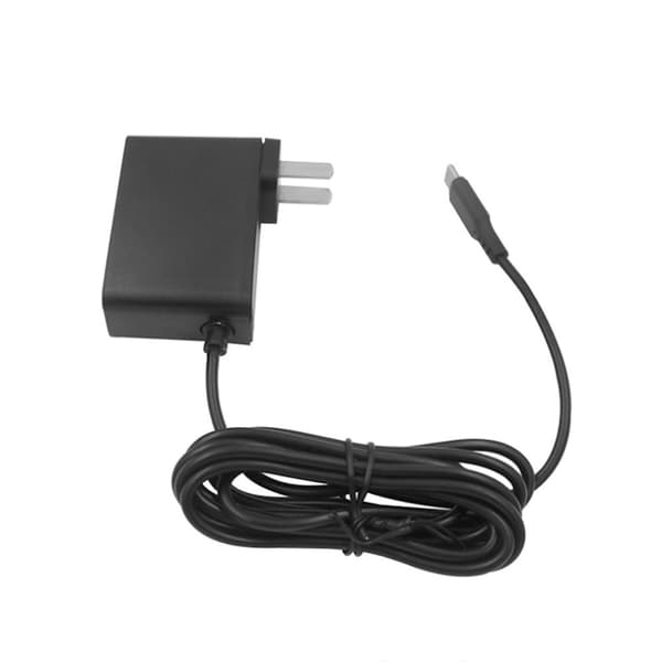 Oplader til Switch, 12W Spillekonsol Strømadapter AC100-240V Input DC5V2400mA Output 50/60HZ 2 Slags Stik EU