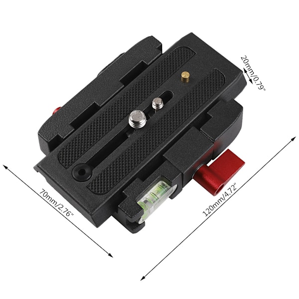 P200 Uppgraderad Snabbfrigöringsklämma Kit QR-Platta Adapter i Aluminiumlegering