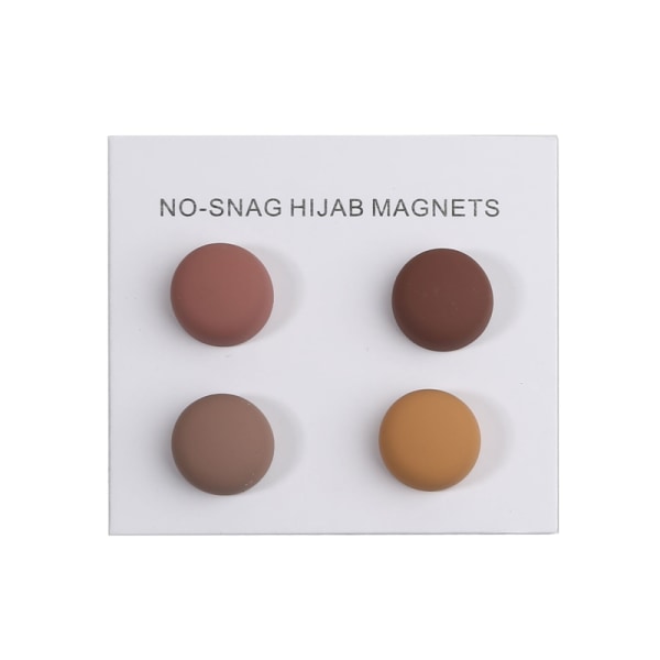 4 st glänsande premium stark hijab magnetnålar Multi-Use hijab brosch smycken B