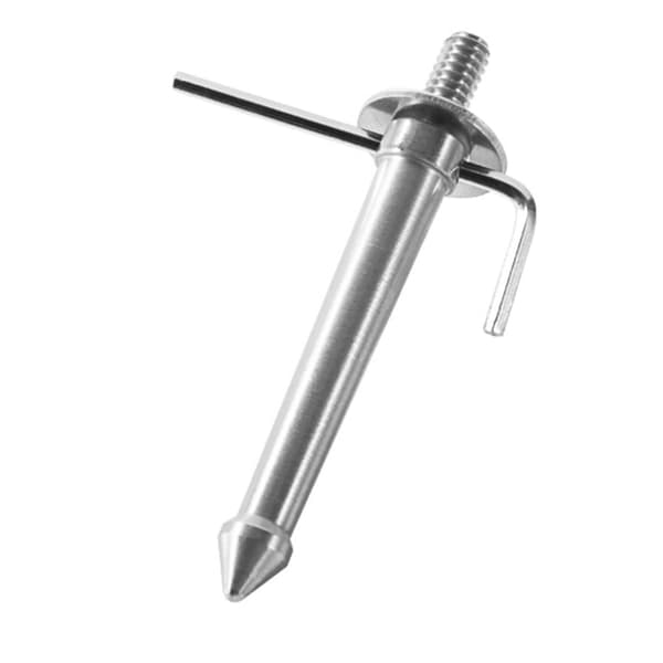 Stativfot i rustfritt stål Jordspydfeste Metalladapter for stativ Monopod null - LS055