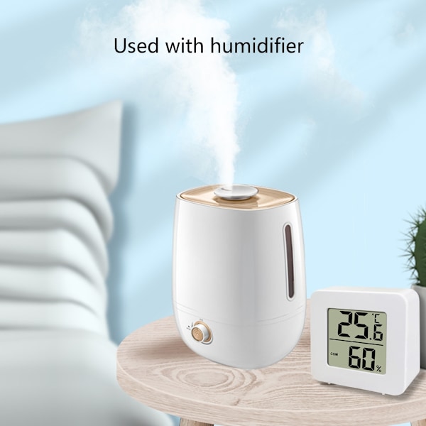 Inomhus LCD Digital Hygrometer Mätare Sensor Luftfuktighetsmätare Termometer Temperatur