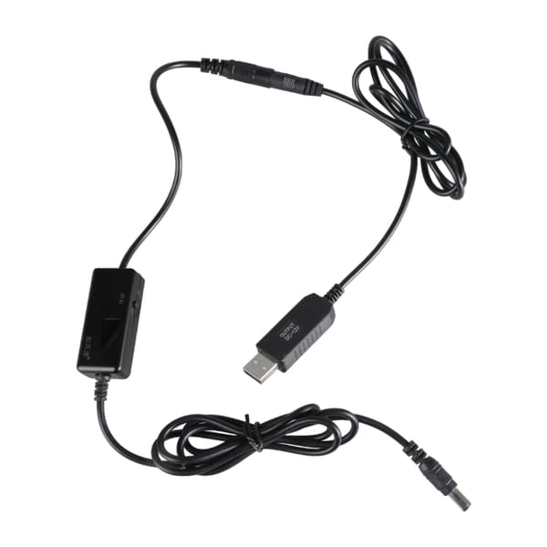 USB til DC5521 Spenningsomformer Kabel 5V til 12V Strømforsyningsledning