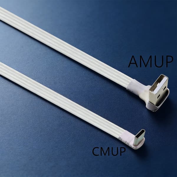 20-300 cm fladt USB 2.0 til Type C opladerkabel 6 længder til flere enheder 2m - AMDO CMUP