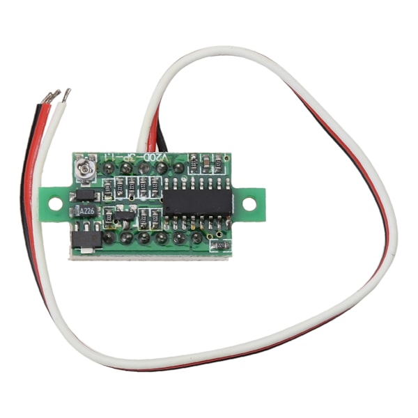 Ny Mini Tre-rads LED Liten Panelmätare Display Digital Voltmeter DC0-100V