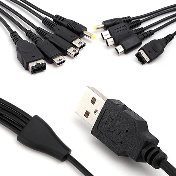 Lader for XL for 5-i-1 ladekabel