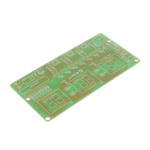 C51 Digital Elektronisk Ur-sæt 6 Bits Elektroniske Dele og Komponenter Gør-det-selv-sæt
