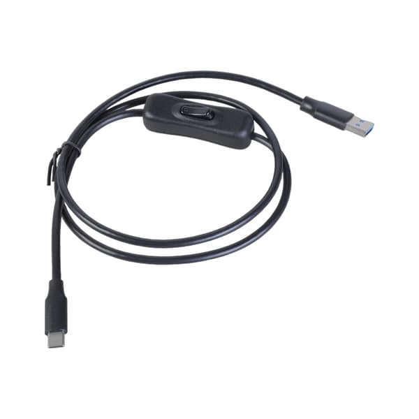 USB3.0 till USB C Förlängningskabel med Strömbrytare 5Gbps Dataöverföring 1m