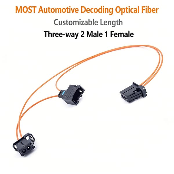 Automotive Fiber Loop Bypass Kabel 20cm til Afspiller & Display Modul Brug