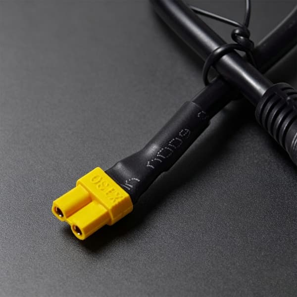 XT30 han til DC5521 hun strømkabel til Fatshark Skyzone videobriller 25cm - XT30 males