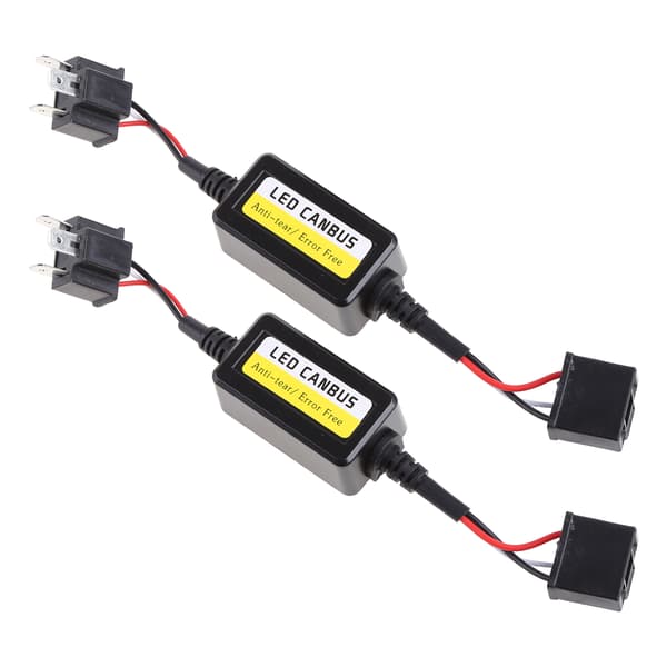 2 st Bil LED Strålkastare Canbus Decoder Canceller Felfri Anti-flimmer Resistor