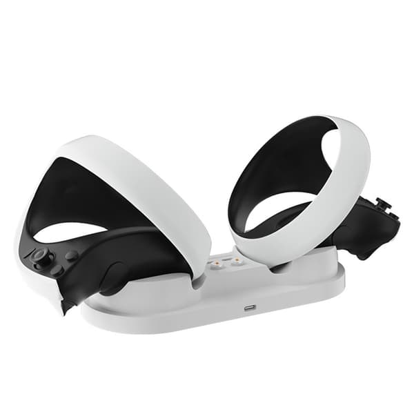 Multifunksjonell kontrollerladestasjon for PS VR2-håndtak og displaystativ