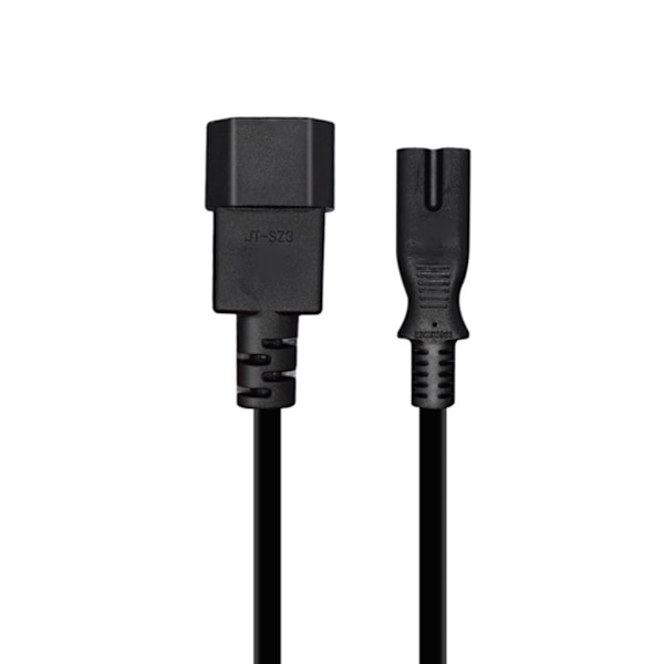 IEC C14 Hanplugg Förlängningskabel 3-polig Kontakt IEC320-C14 till IEC320-C7 Konverteringsadapterkabel Strömledning