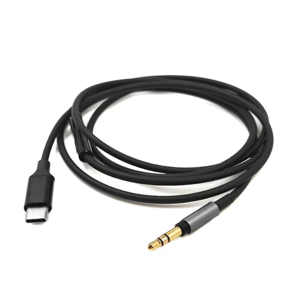 Kabel för MDR1A 1000XM3 XM4 1AM2 Gaming Headset Flätad Trådkontroll Mikrofon