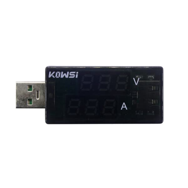 KWS-11VA Dobbel USB Strøm Spenning Lading Detektor Tester Batteri Voltmeter