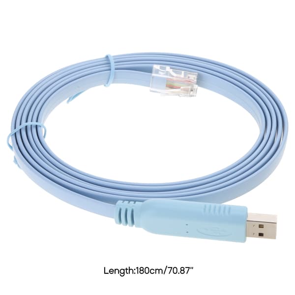 Flexibel USB-konsolkabel för H3C Router Rollover Console Wire USB RJ45
