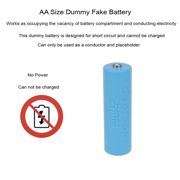 USB-strømadapter for AA-batteri, erstatter 2 AA 3V-batterier for LED-lys 2m