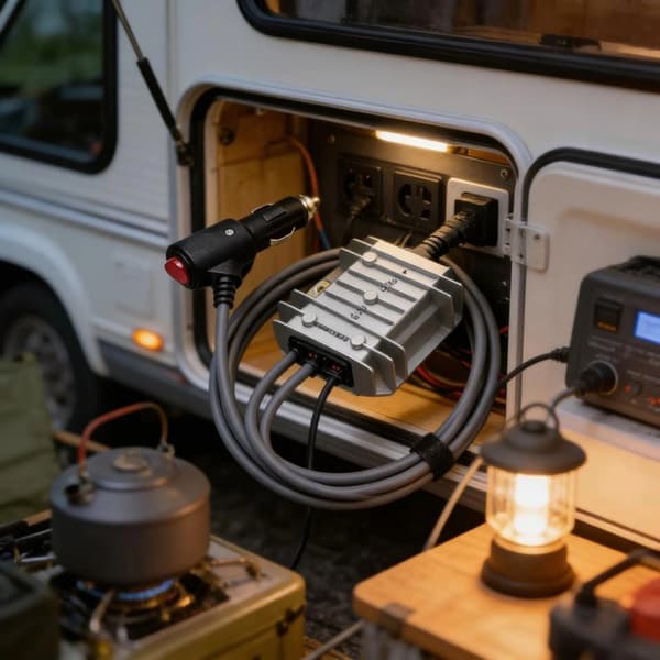12V 24V til 30V 3.5A Bilstrømkonverter til link Mini Vandtæt Design null - D C 3 m