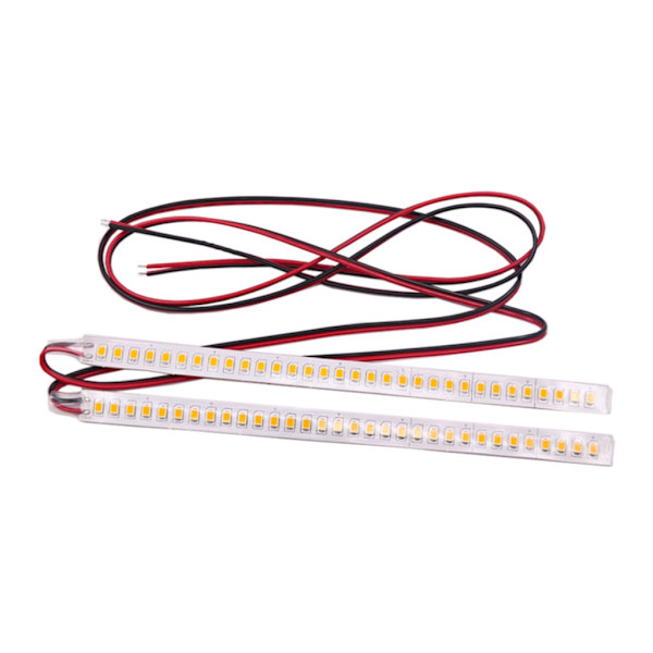 Dynamisk LED Bil Sidespeil Strip Lys Blinklys Indikator Lys Strip 28cm