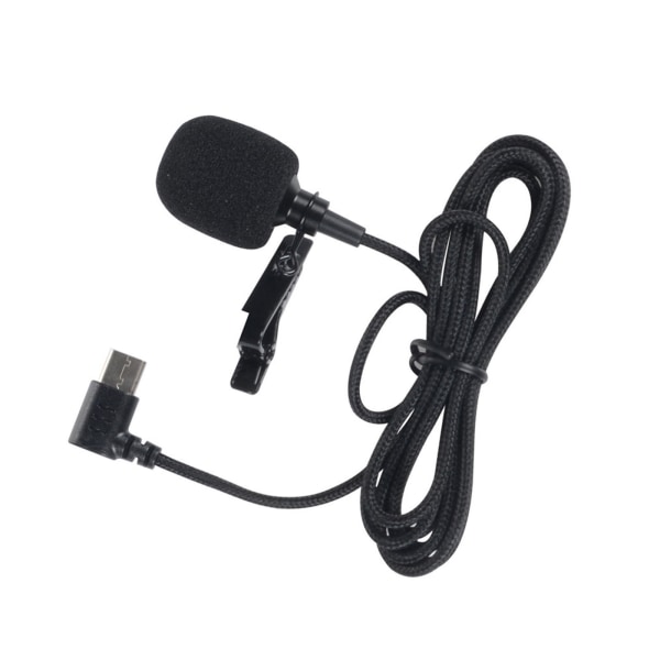 Type-C Port Lavalier-mikrofon för SJCAM SJ10 SJ9 SJ8 Plus/ Pro/Air-kameror