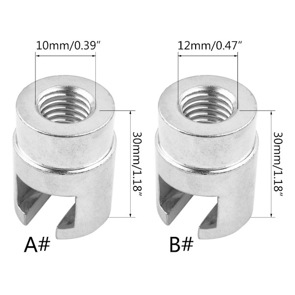 Bil Dent Lifter Puller Slide Hammer Dent Puller Reparationsværktøj Adapter 12 mm