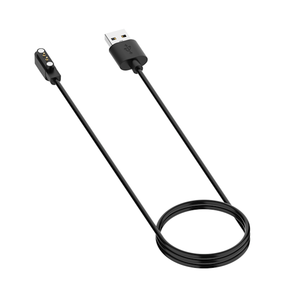 USB-laddningsställ för Smart Watch för Haylou GST LS09B Laddningsadapter Black