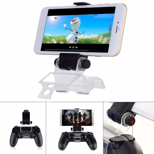 Kontrollmobiltelefon Spelkontroll Stöd för PS4 Spelställ Kontrolltillbehör