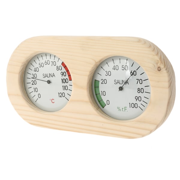 Hot Sale Trä Bastu Termometer Hygrometer Temperaturmätare