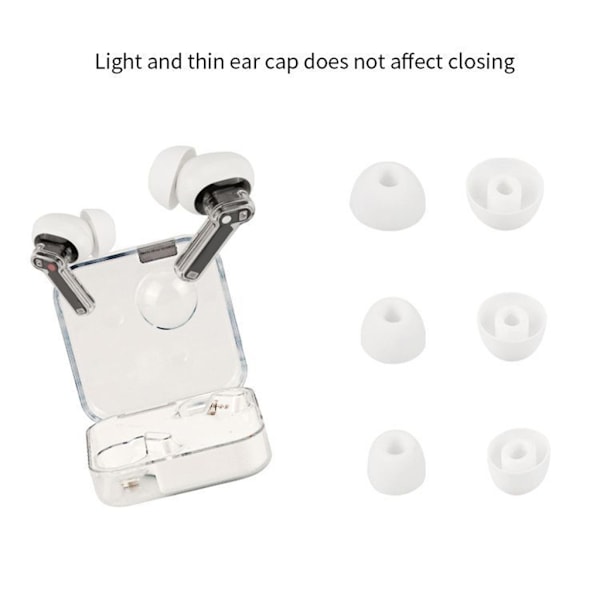 Dammskyddande Öronproppsöverdrag för Nothing Ear (2) (1) - Anti-Slip-fodral för Hörlurar