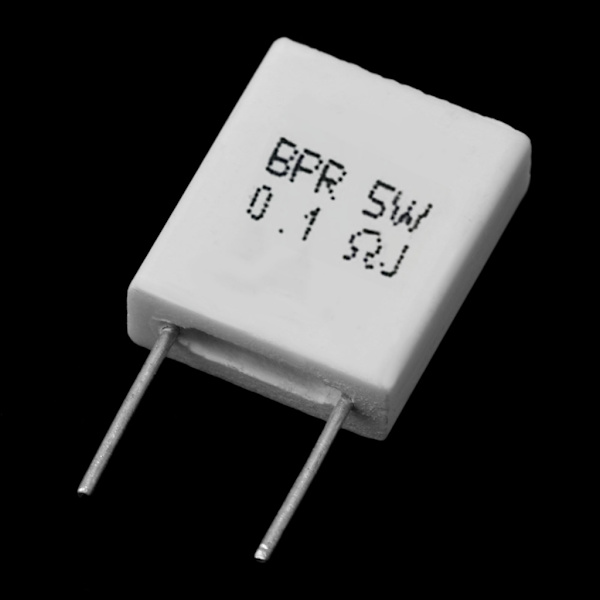 10 stk. 0.1R 5W 5% cementmodstand 0.1Ohm ikke-induktiv modstand BPR56