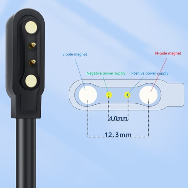 Erstatningsladekabelstativtilbehør for LS05/W26/RS4 Smartklokke