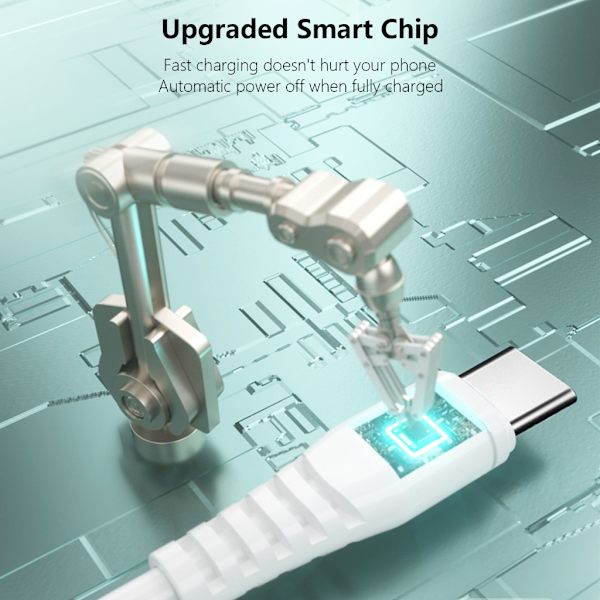 USB til Type C/USB 5Pin Datakabel, 2A Hurtig Opladningskabelledning 100cm Micro USB 2A