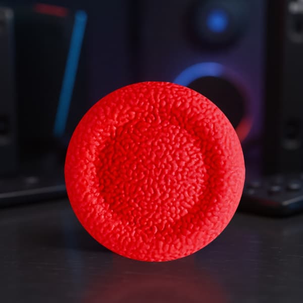 Erstatnings-joystick TPE-hetter Spilltilbehør for spillkontroller Grey