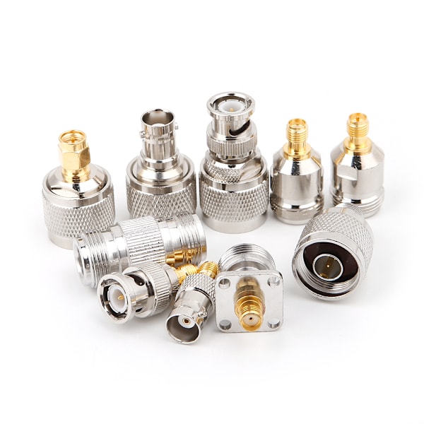 20-pack N-typ BNC TNC SMA RF-kontakt Adapter Kit Testkonverterare