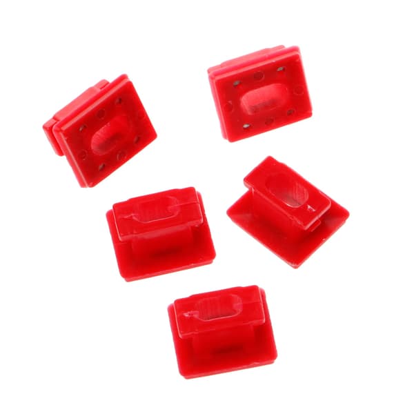 5x Fastgørelsesspænde Instrumentbræt Trim Strip Clips Indsæt Gummiringe til E46 7 X3 E85