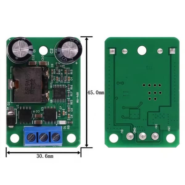 24V 12V til 5V 5A Step Down-omformermodul for elektroniske prosjekter