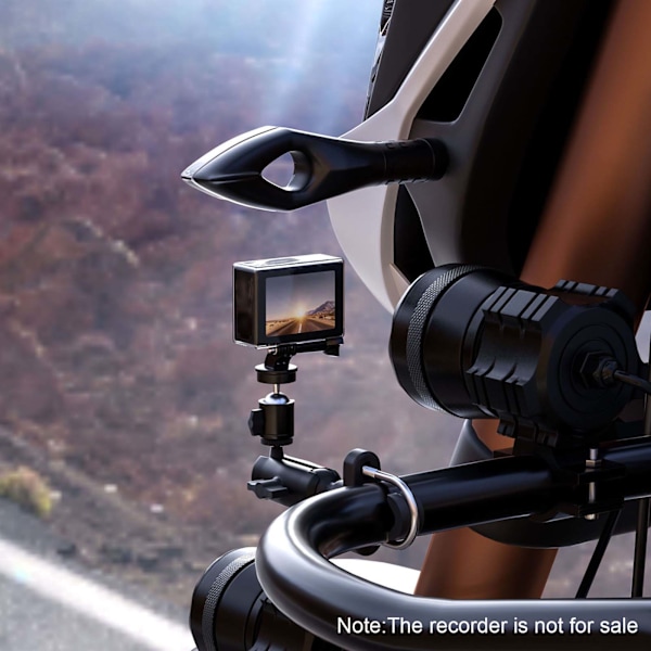 360 roterande cykelmotorcykelstyre montering stativ för Hero 9 8 7 Action Camera