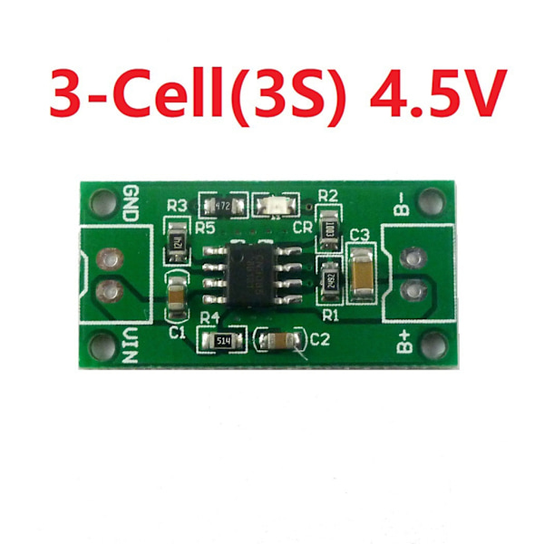 1A 1.2V 2.4V 3.6V NiMH Batteri Dedikerad Laddare 1.5V 3V 4.5V CC/CV Laddning 3S