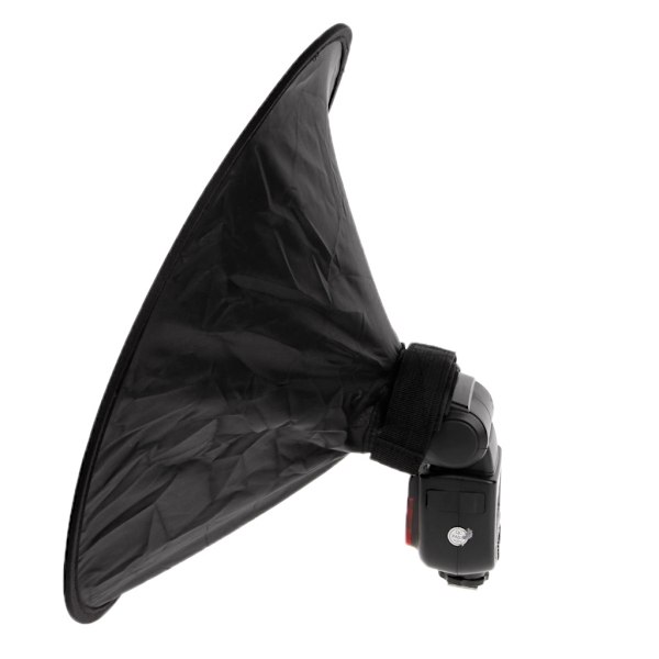 Universal 42cm Rund Studioblixt Softbox Speedlite Diffuser Reflektor Rem Ny