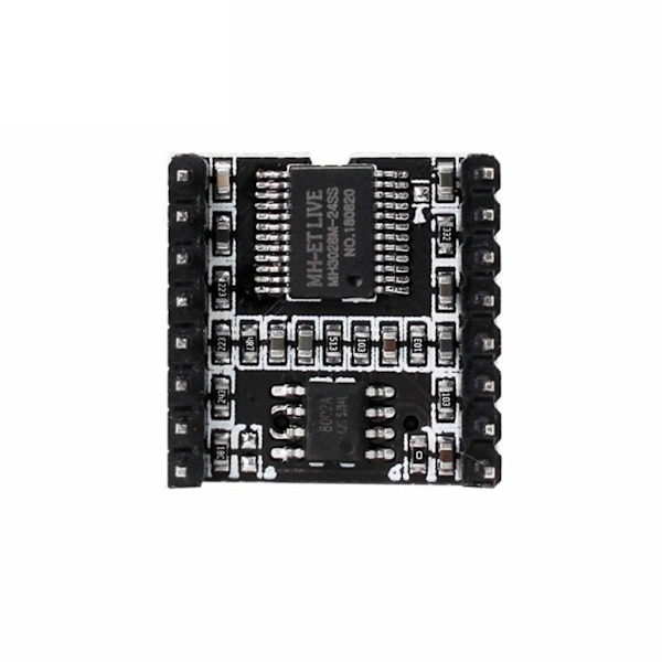 3 stk. Multifunksjonell MP3-dekoding for DFPlayer Mini MP3-spillermodul TF-kort U Disk DFPlayer Lydstemmemodulkort